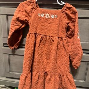 Charming Kids Dress with Floral Detail